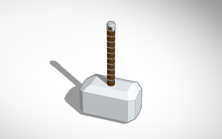 3D design Mjolnir | Tinkercad