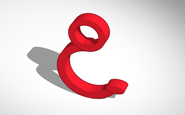 3D design Hook - Tinkercad