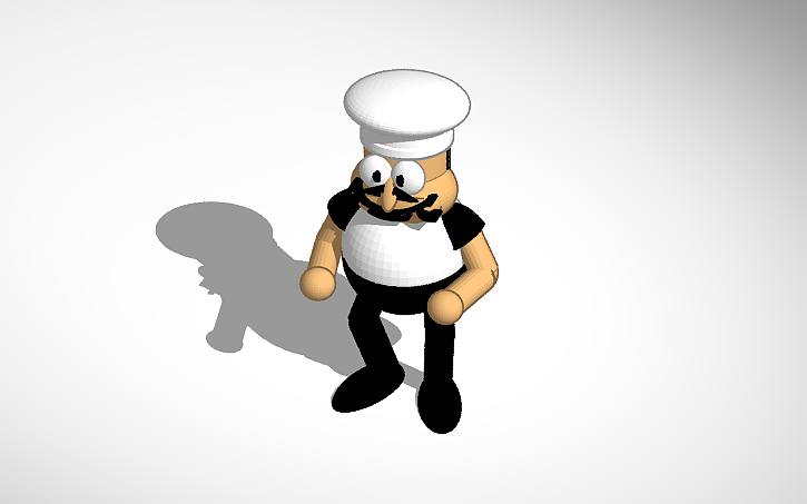 3D design fake peppino - Tinkercad