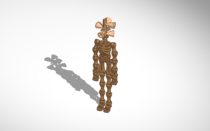 3D design siren head mutant "copyright" (credit to DragonArtist61380 ...