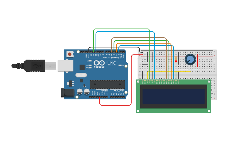 Circuit design Arduino - Ficha 9_01 - Tinkercad