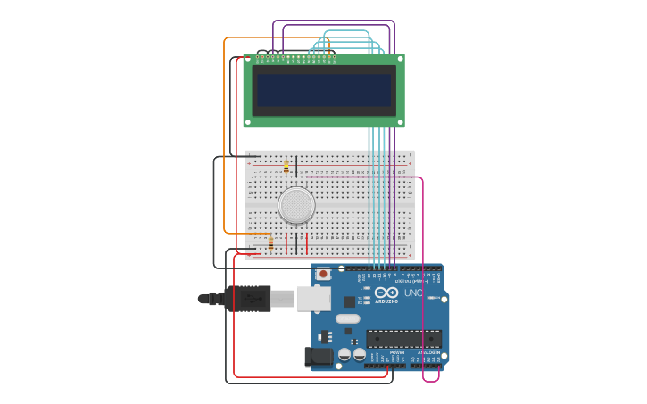 Circuit design Practica5 - Tinkercad