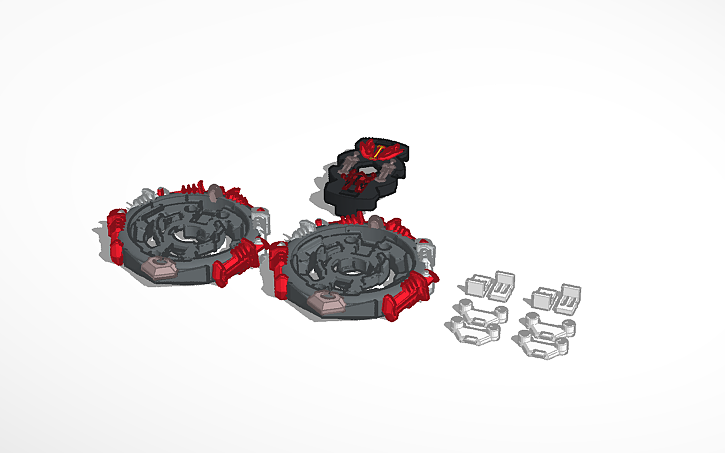 3D design Copy of Beyblade burst GT template Tinkercad