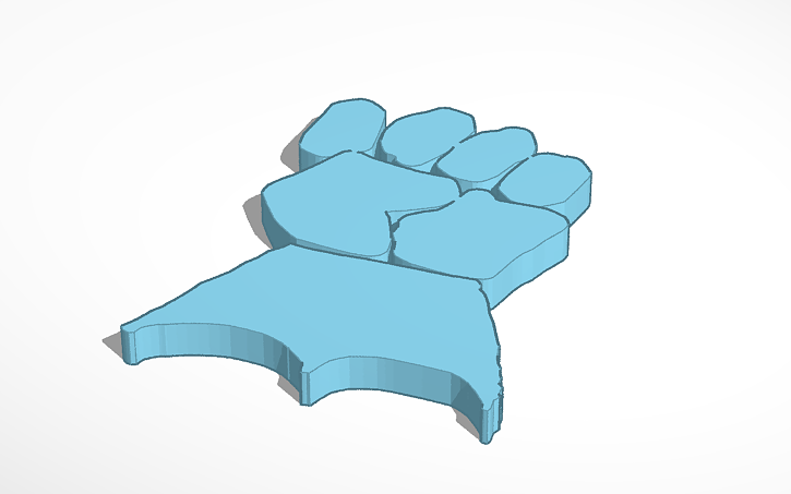 3D design Fist | Tinkercad