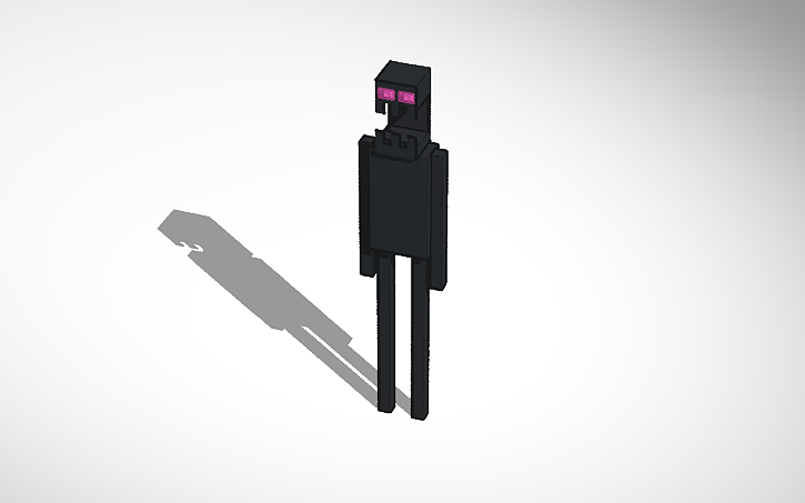 3D design Enderman (Mad mode) | Tinkercad