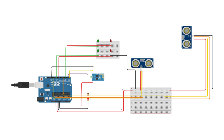 Circuit design IOT Project rev 3 - Tinkercad