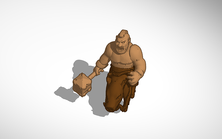 Hog Rider Custom 3D design hog rider - Tinkercad