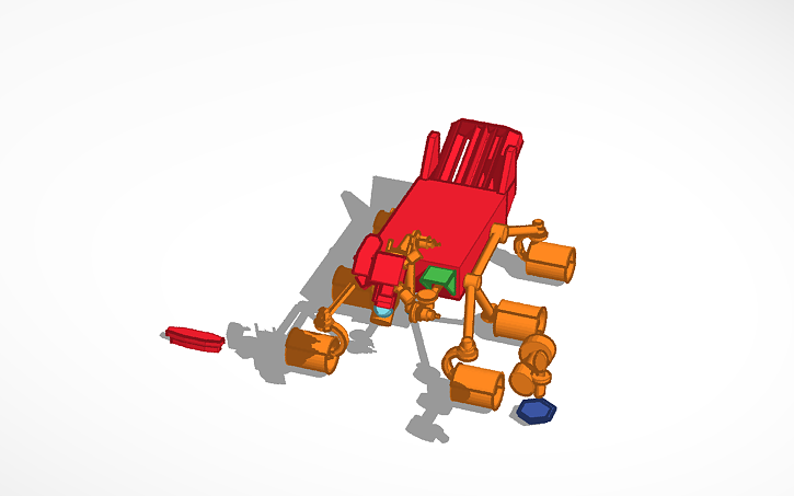 3D design HSEP-Mars Rover Project - Tinkercad