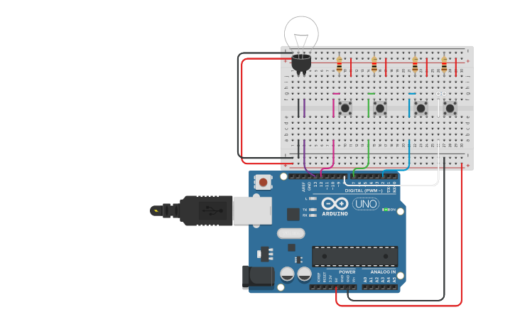 Circuit design ITTVT 4AET Di Gangi Giorgio accensione lampada 4 punti ...