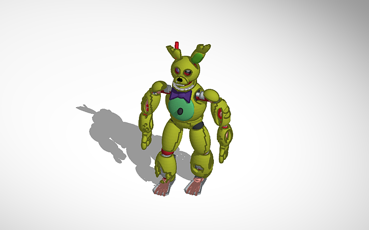 3D design Springtrap - Tinkercad