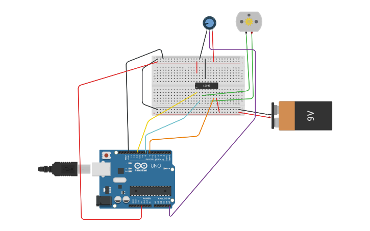 Circuit Design Motor Dc Con Pwm L293d Tinkercad - Vrogue.co