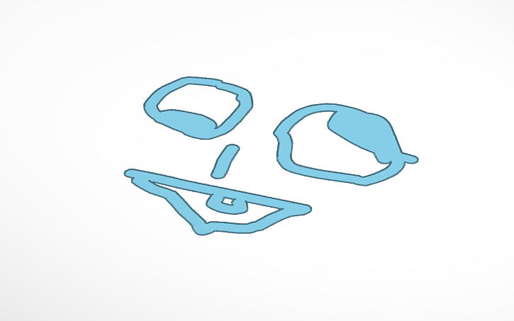3D design cringeface | Tinkercad