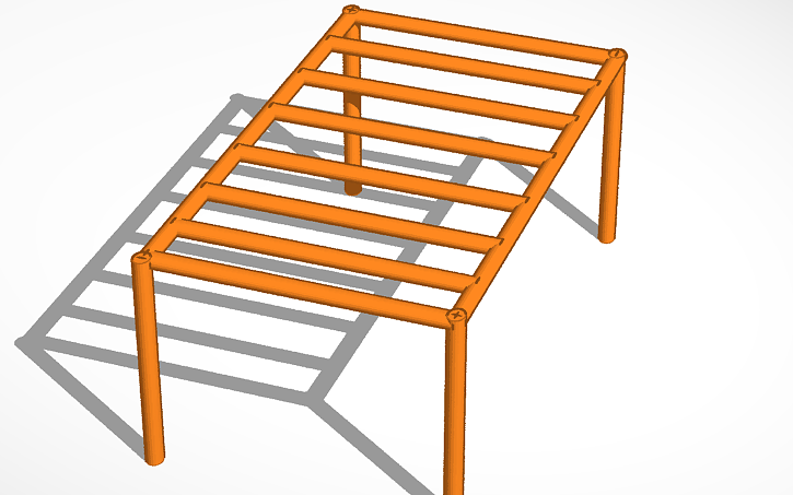 3D design Monkey Bar - Tinkercad