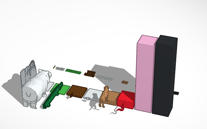 3D design Worlds Deadlist Animals - Infographics | Tinkercad