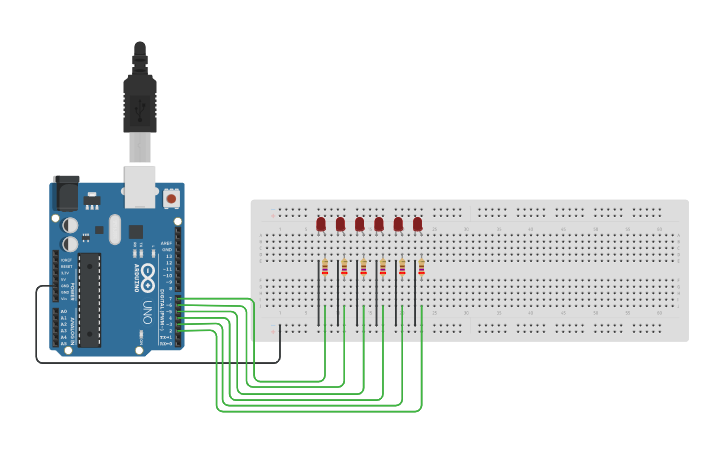 Circuit design 4 - Led | Tinkercad