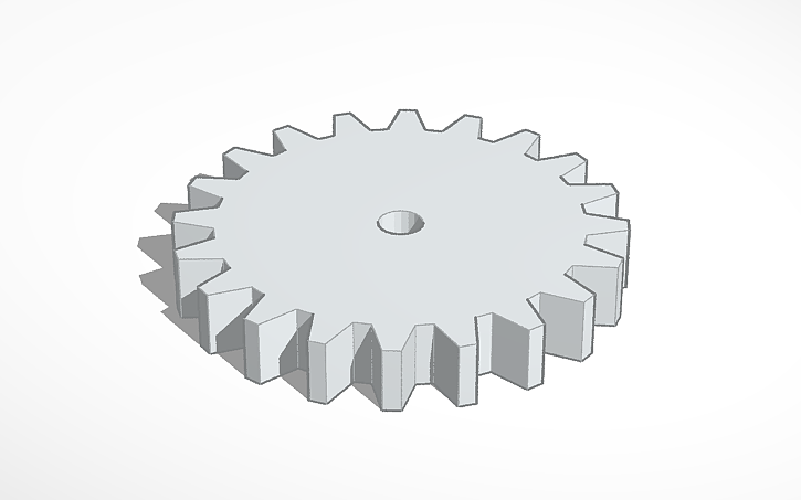 3D design Basic Sprocket - Tinkercad