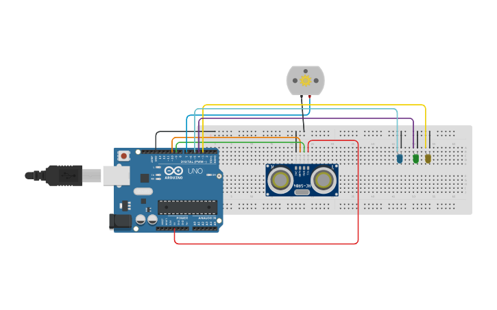 Circuit design Circuito para abrir porton Rodrigo Romero #30 7C | Tinkercad
