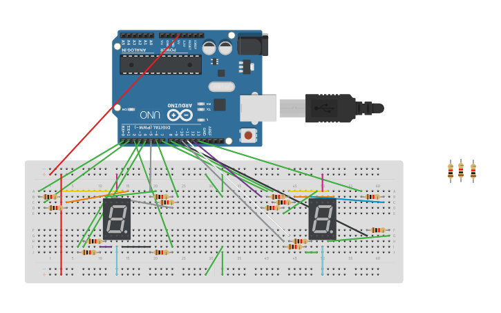 Circuit design Problem 1 | Tinkercad