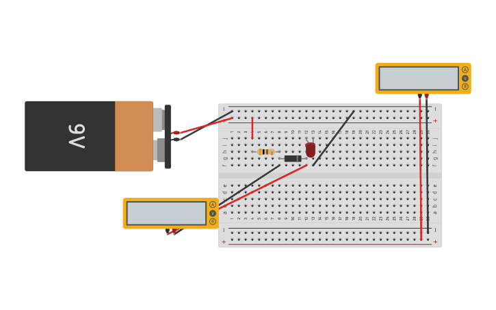 Circuit design diodo | Tinkercad