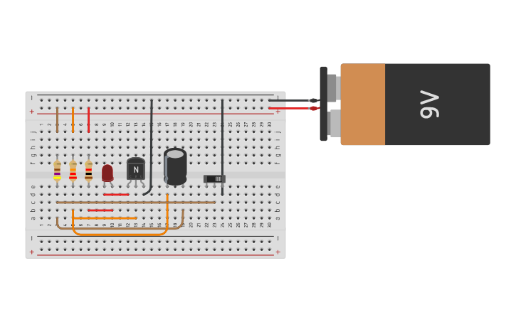 Circuit design Complex Circuit 1 - Tinkercad