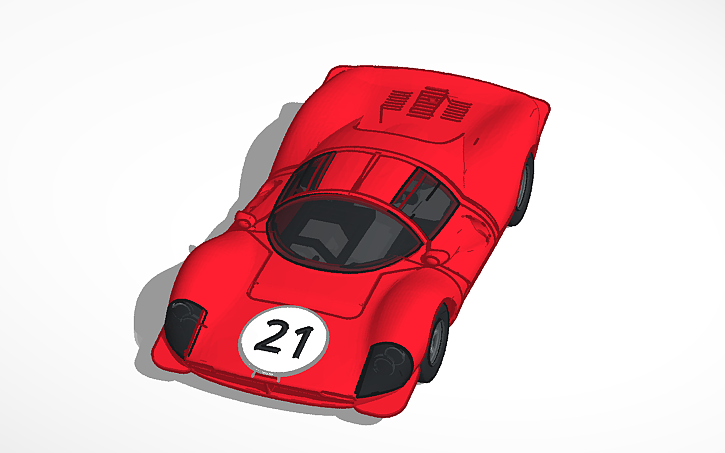 3D design Ferrari 330 P3 - Tinkercad