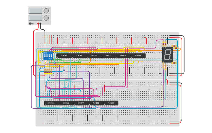 Circuit design [Practica05] - Ponce Canseco | Tinkercad