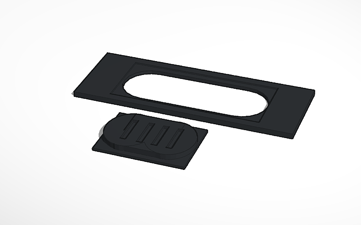 3D design Webcam Cover - Tinkercad