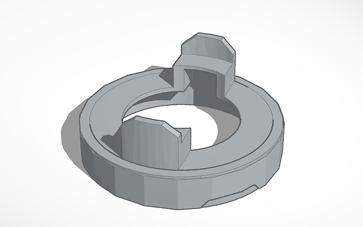 3D design Beyblade weight disc template - Tinkercad