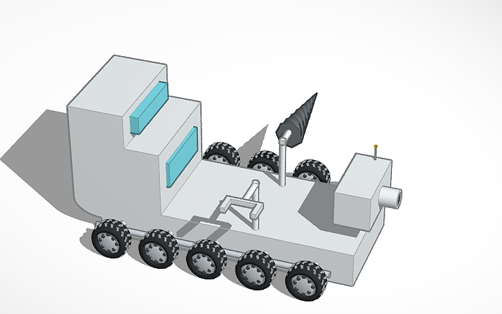 3D design Rover - Tinkercad