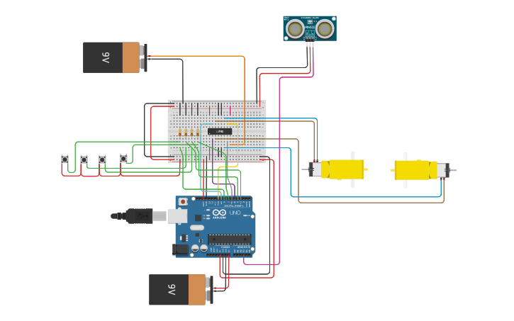 Circuit design 4B-Student-4ACT09d-base_rover | Tinkercad