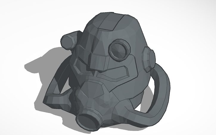 3d Design Lego Power Armor Helmet Tinkercad