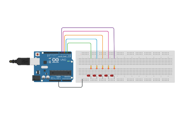 Circuit design arduino lab 2 level 1 | Tinkercad