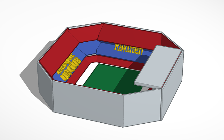 3D design Camp Nou - Tinkercad