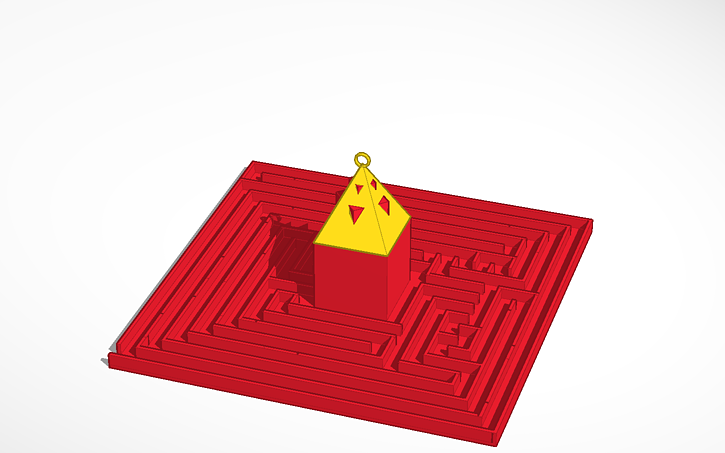 3D design maze - Tinkercad