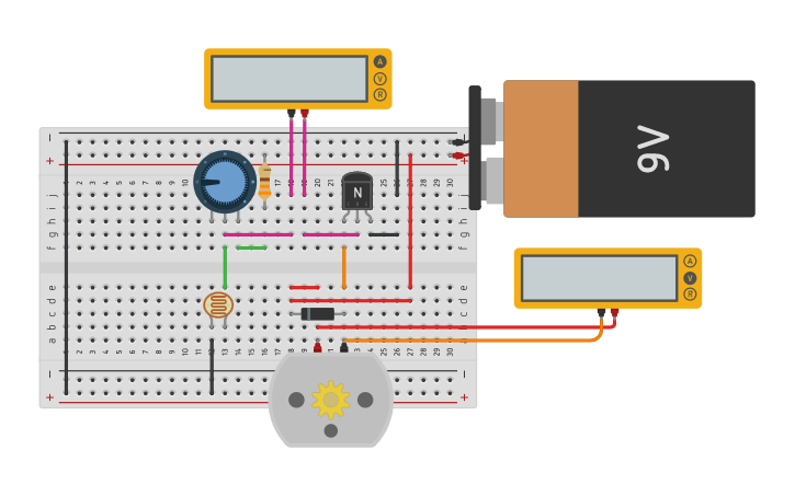 Circuit design Practica 2 circuito 2 | Tinkercad