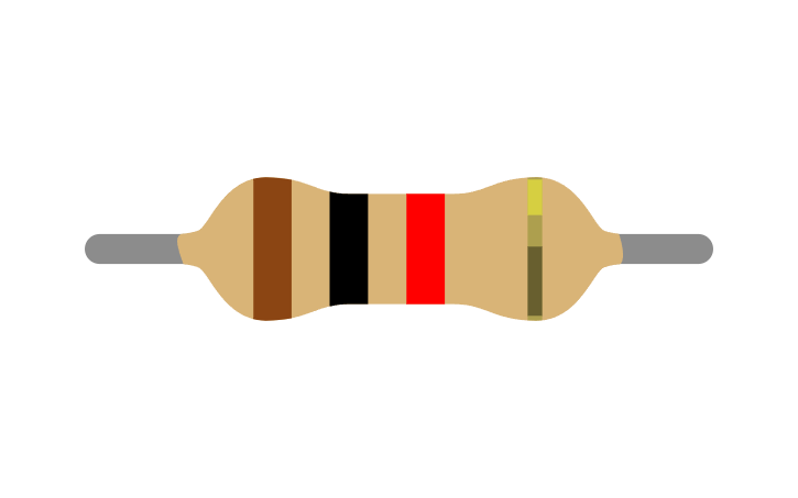 Circuit design წინაღობა(resistor) - Tinkercad