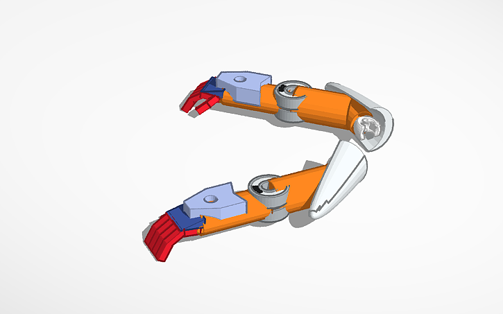 3D design Mech Arms - Tinkercad
