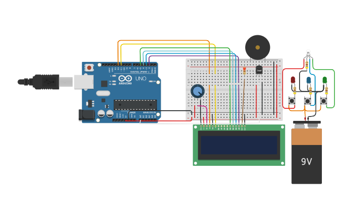 Circuit design PS2 | Tinkercad
