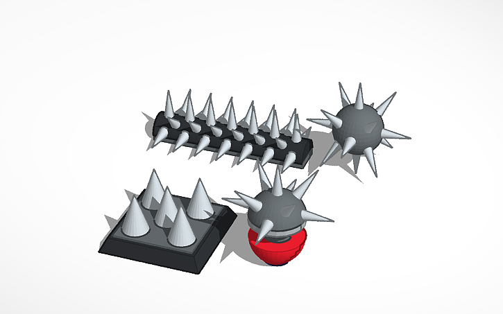 3D Design Spike Trap Tinkercad