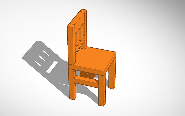 3D design Стілець в Tinkercad - Tinkercad