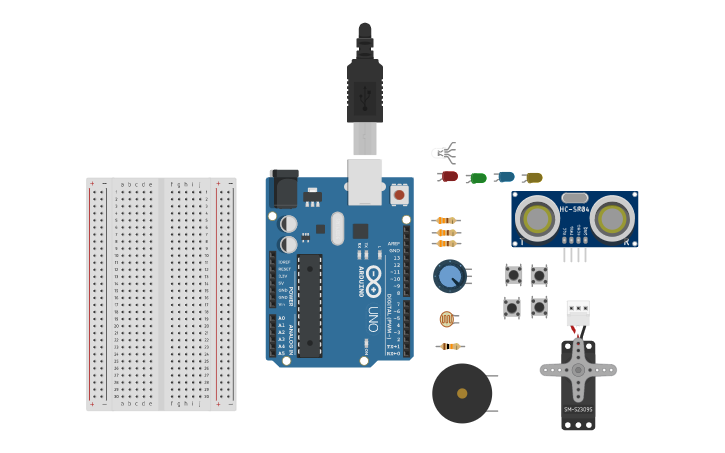 Circuit design SparkFun 3ABC: Motion Template - Tinkercad