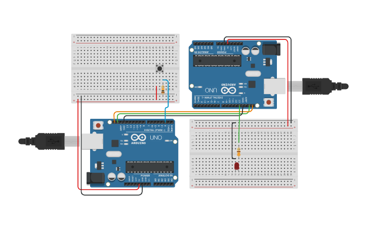 Circuit design Vorlage: I2C Communication - Tinkercad