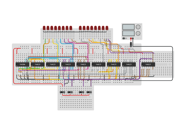 Circuit design 4:16 DECODER(BINARY TO HEXADECIMAL DECODER FOR 4 INPUT ...