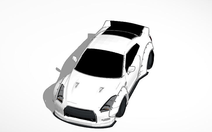 3D design gtr originally by rice customs - Tinkercad