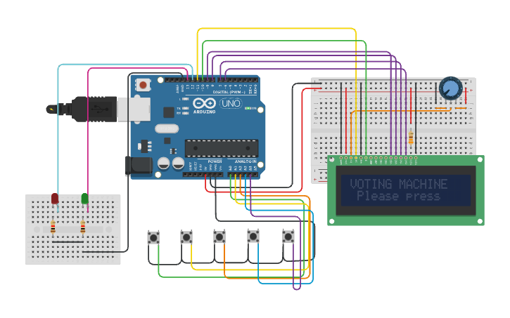 Evm Design Circuit design EVM Machine - Tinkercad