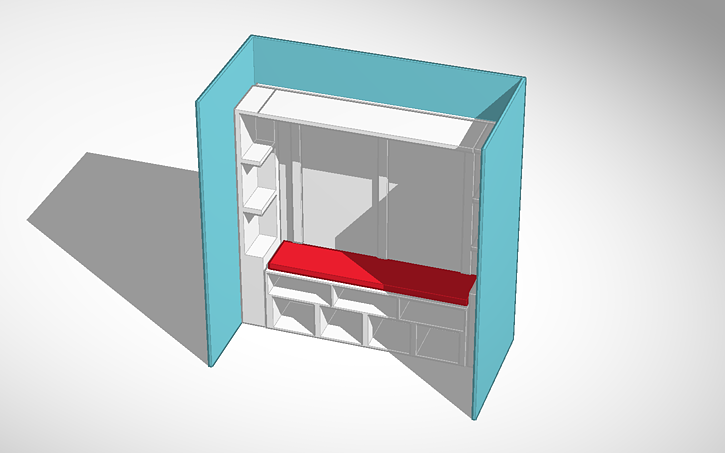 3d Design Mudroom Bench Tinkercad