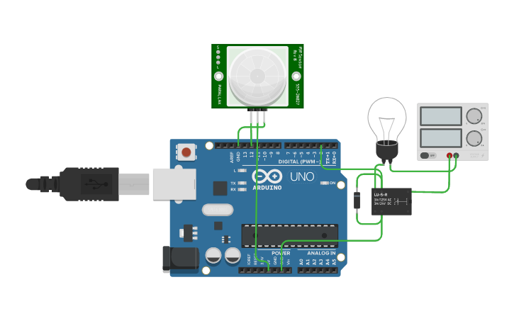 Circuit design Smart Light | Tinkercad