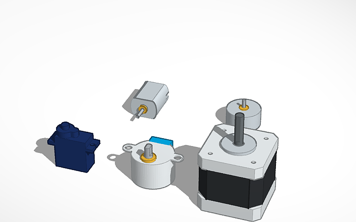 3D design motors - Tinkercad