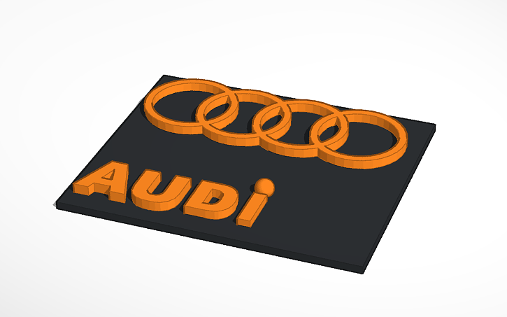 3D design AUDI - Tinkercad