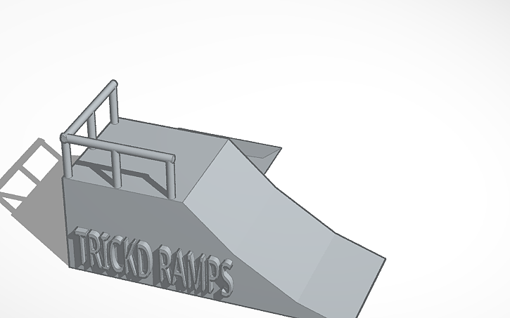 3D design transition ramp | Tinkercad